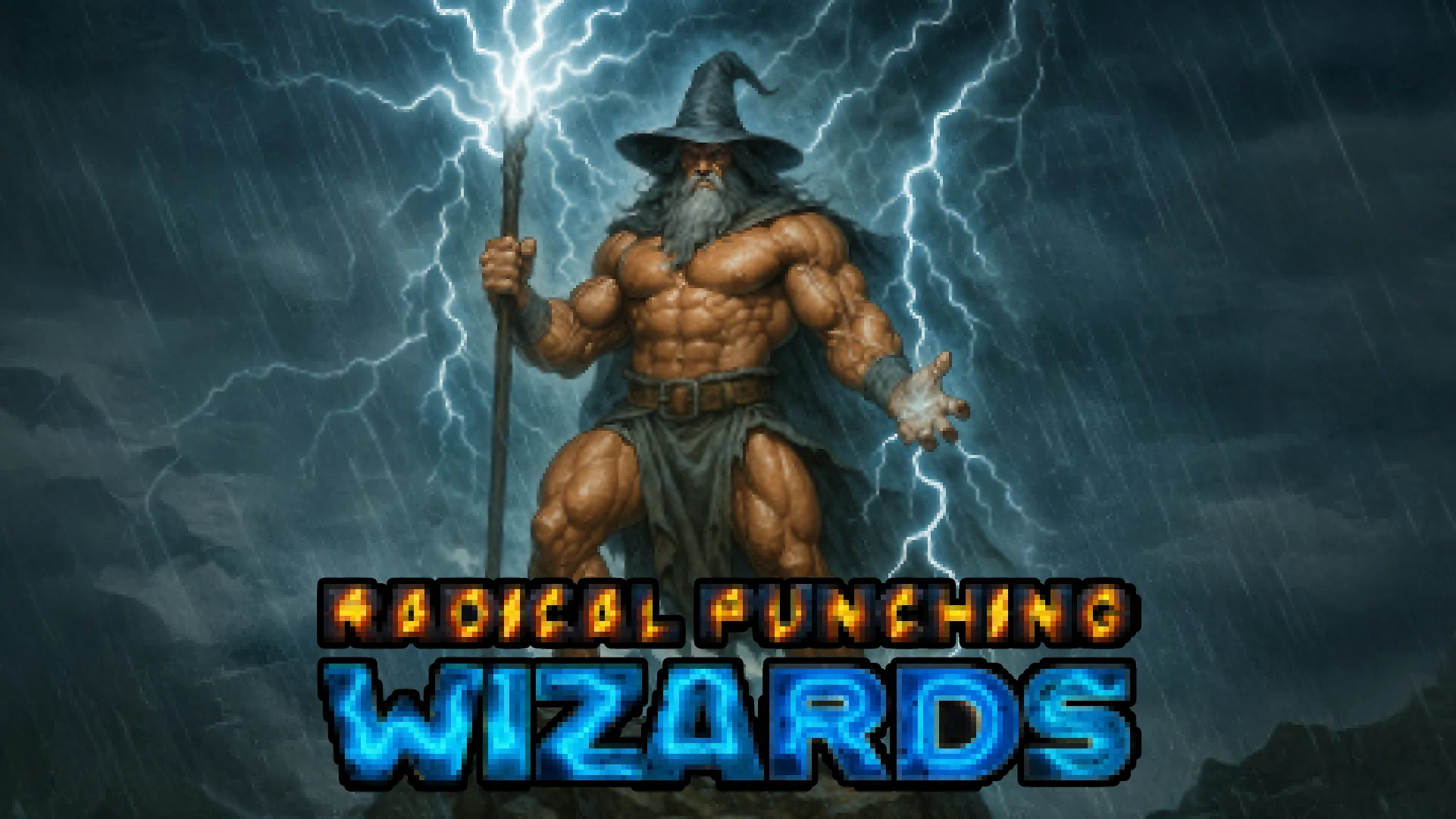 Radical Punching Wizards title screen